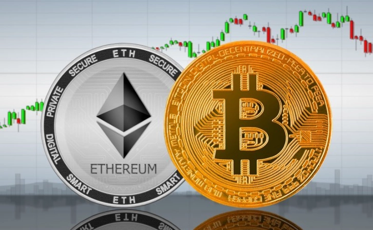 Bitcoin and Ether in Decline, Stagflation Fears Driving Cryptocurrency Markets Down