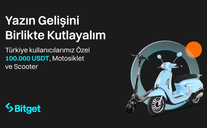 Bitget Türkiye Summer Campaign: 100,000 USDT Prize Pool and Chance to Win a Motorcycle!
