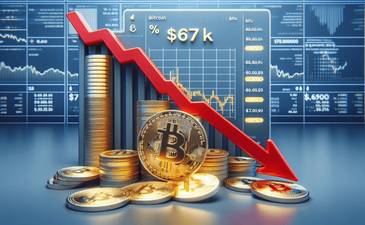 Cryptocurrencies Are in Decline: Bitcoin Lost the $72,000 Level