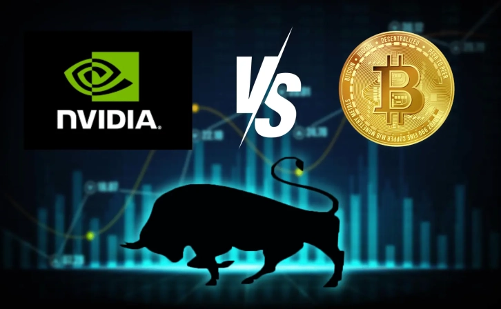 Bitcoin and Nvidia: Strong Positive Correlation Since 2022