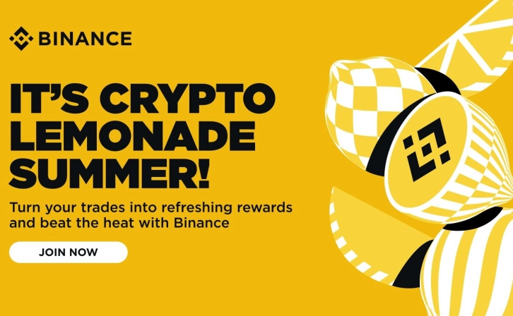 Binance Announces Summer Refreshing Crypto Lemonade Campaign