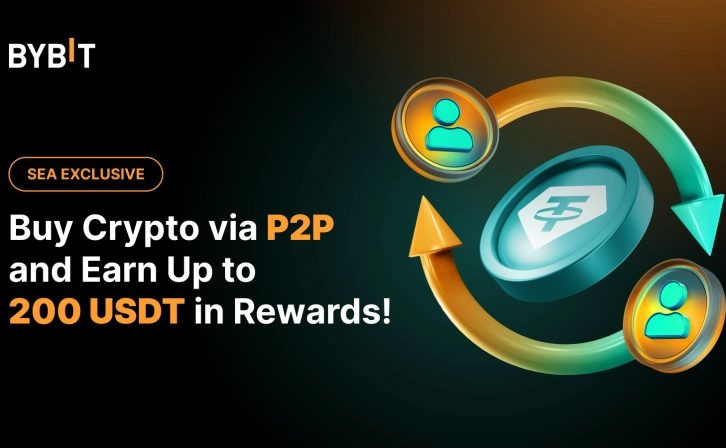 Bybit P2P Trading Campaign: Be in the Top 5, Win 200 USDT