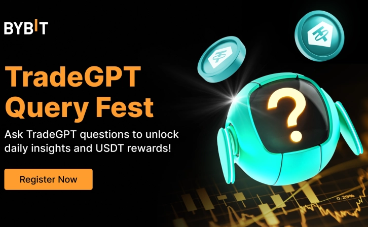 TradeGPT Question Festival from Bybit: Daily 10,000 USDT Prize Chance!