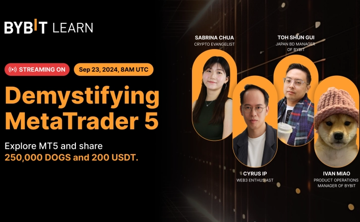 MetaTrader 5 with Bybit: Join the 250,000 DOGS Prize Pool!