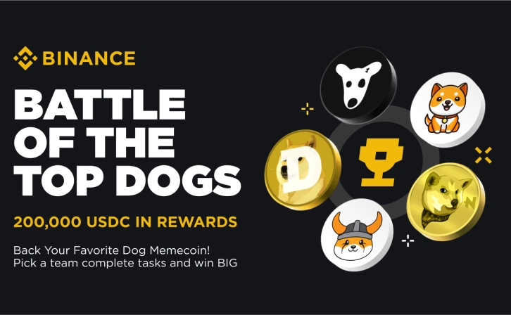 Big Competition from Binance: Join the Memecoin War, Share 200,000 USDC!