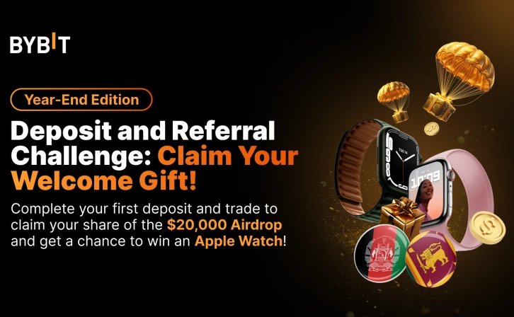 20,000 USDT End of Year Event from Bybit!