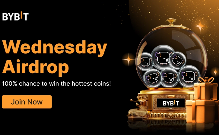 Bybit Airdrop Event: Join Quickly, Win Guaranteed Rewards!