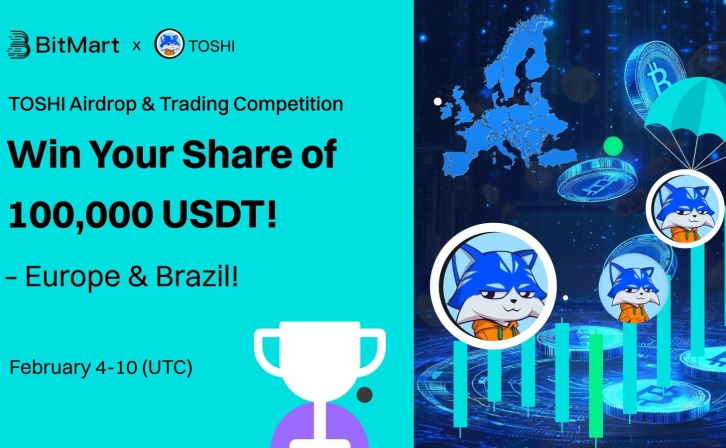 100,000 USDT Airdrop and Trading Competition from Bitmart