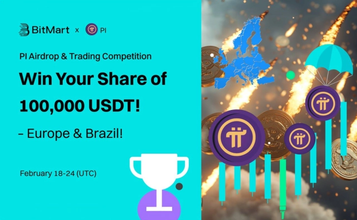 Bitmart and PI Network 100 thousand USDT AirDrop!