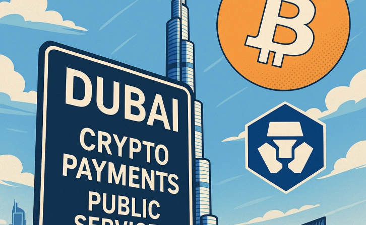 Dubai officially launched a crypto payment period in public services with crypto.com