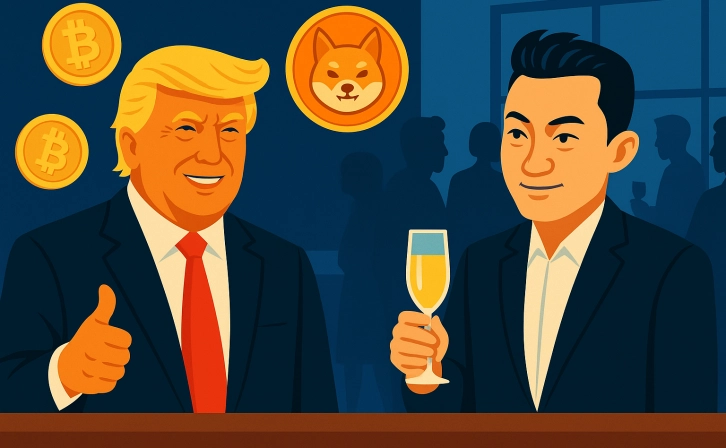Justin Sun meets Memecoin investors at Trump dinner