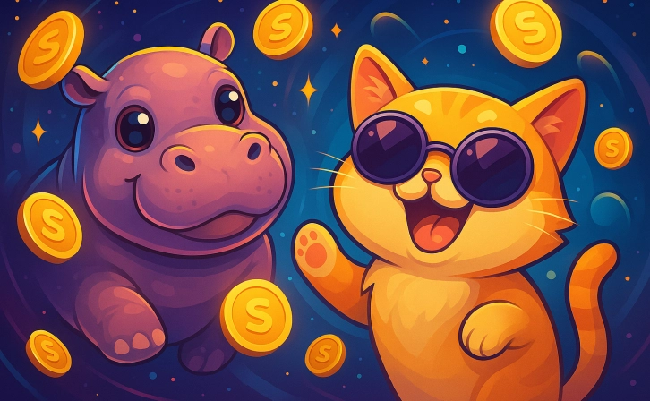 Robinhood lists Solana -based Moodeng and Mew Memecoins