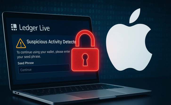 Crypto assets are stolen with fake Ledger Live application: MacOS users are in danger