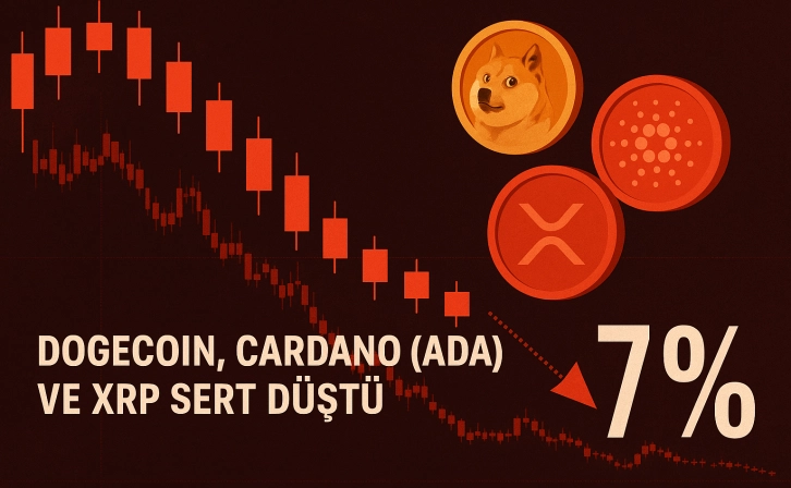 Dogecoin, Cardano (Ada) and XRP fell hard at the weekend: Loss exceeding 7 %