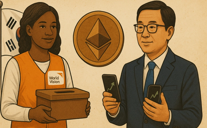 History was written in South Korea with a crypto donation: World Vision made the first official sale