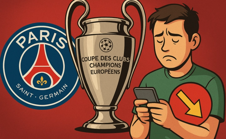 Paris Saint-Germain won the Champions League, but fans tokens collapsed