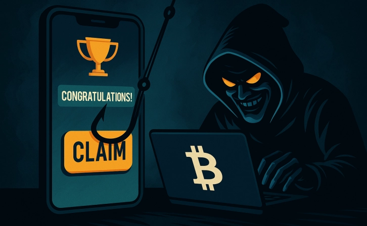 "You won!" He starts, your account is reset: AirDrop trap