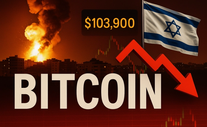Bitcoin fell below 104 thousand dollars with Israel-Iranian tension