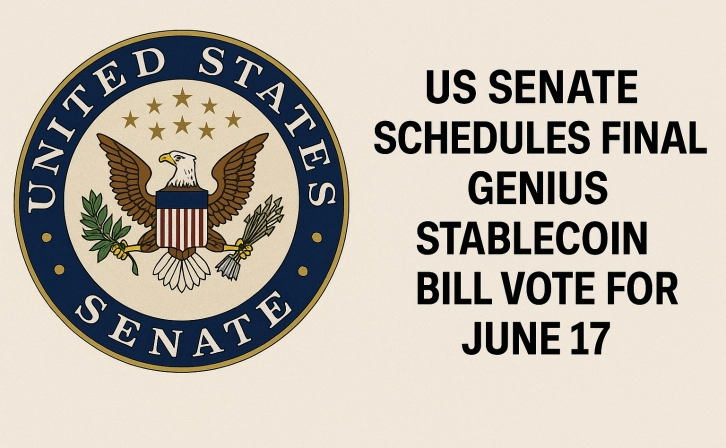 The US Senate will make the last vote for the Genius Stablecoin law on 17 June