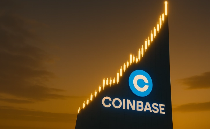 Coinbase shares made the ceiling: the "vertical rise" warning came when the analysts were divided into two
