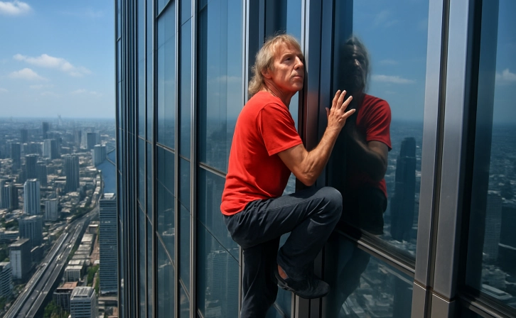 French "Spider -Man" climbed the skyscraper: the world's first action token $ TIGArshark started