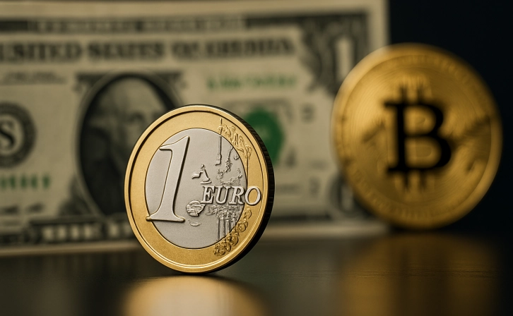 Euro left Bitcoin behind: Is the new global power against the US dollar?